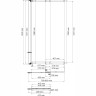 Стеклянная шторка на ванну WASSERKRAFT SCHUNTER 82S02-80